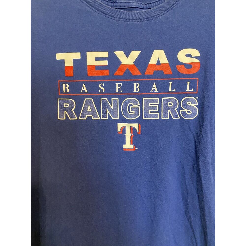 MLB Genuine Merchandise Texas Rangers Mens XXL T-Shirt Rangers Baseball Blue